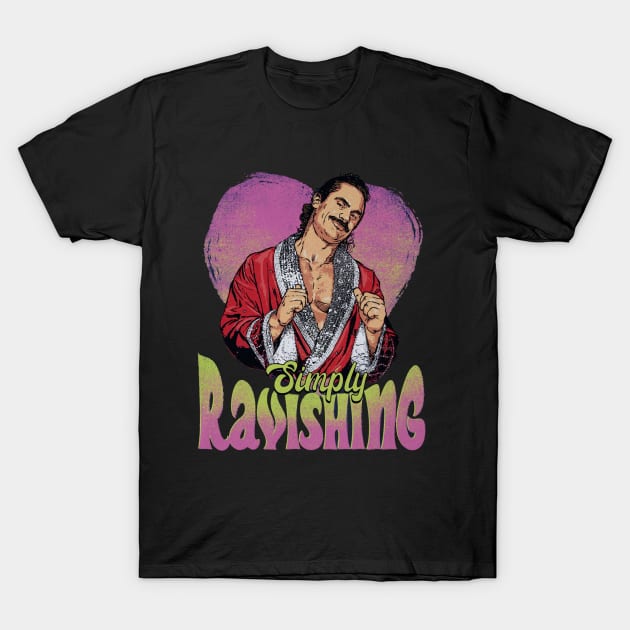 Rick Rude Simply Ravishing Heart T-Shirt by MunMun_Design